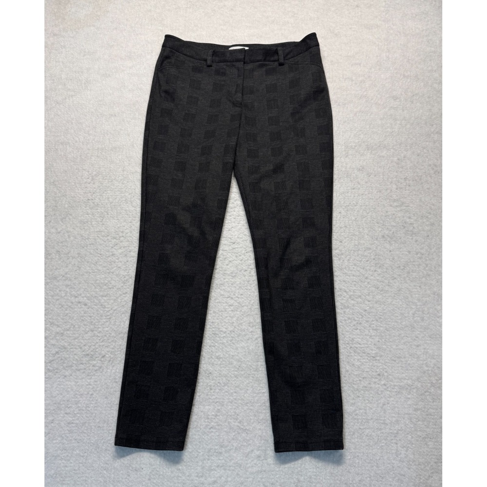 Calvin Klein Dress Pants Gray Slim Straight Stretch Women's Size‎ 10 (32x28)
